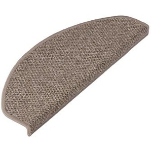 Stufenmatte Ponto | Beige | Halbrund | 23,5 x 65 cm