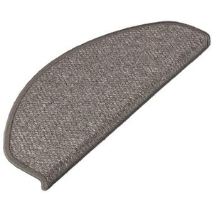 Stufenmatte Ponto | Grau | Halbrund | 19 x 56 cm