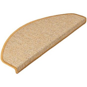 Stufenmatte Sabang | Sisaloptik | Natur | 19 x 56 cm | Halbrund