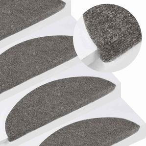Stufenmatten Selbstklebend 15 Stk. 56x17x3 cm Grau