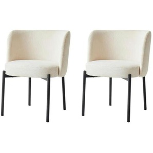 Stuhl 2er-Set  Grimstad ¦ beige ¦ Maße (cm): B: 50 H: 76