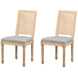 Stuhl 2er-Set  Cambridge ¦ grau ¦ Maße (cm): B: 50 H: 98