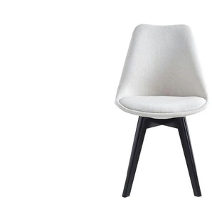 Stuhl 2er-Set - grau - Materialmix - 48,5 cm - 84 cm | Möbel Kraft