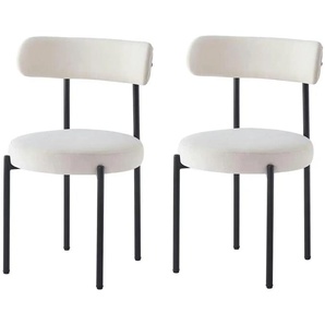 Stuhl 2er-Set  Lars ¦ beige ¦ Maße (cm): B: 47 H: 79