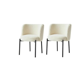 Stuhl 2er-Set  Grimstad ¦ weiß ¦ Maße (cm): B: 50 H: 76