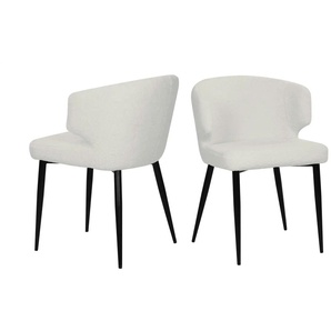Stuhl 2er-Set Arda ¦ weiß ¦ Maße (cm): B: 63 H: 81