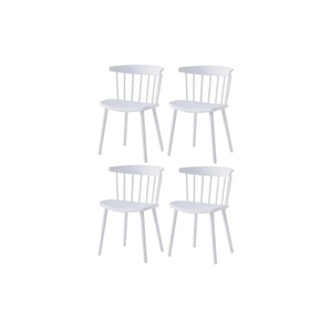Stuhl 4er-Set - weiß - Materialmix - 46,5 cm - 75 cm | Möbel Kraft