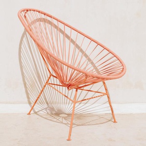 Stuhl Acapulco Chair Acapulco Design rosa, 92x70x95 cm