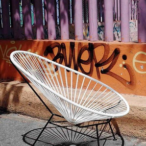 Stuhl Acapulco Chair Acapulco Design schwarz, 92x70x95 cm