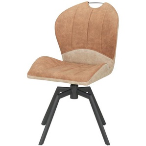 Stuhl - braun - Materialmix - 51 cm - 89 cm - 62 cm | Möbel Kraft