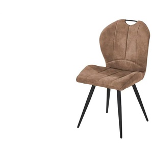 Stuhl - braun - Materialmix - 50 cm - 89,5 cm - cm 60,0 | Möbel Kraft