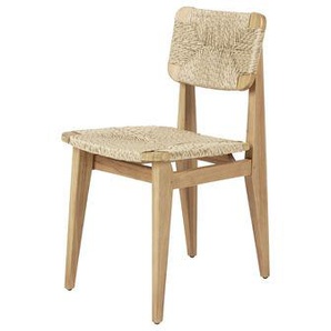 Stuhl C-Chair beige holz natur / OUTDOOR - Teakholz & Polyethylenschnur / Neuauflage von 1947 - Gubi -
