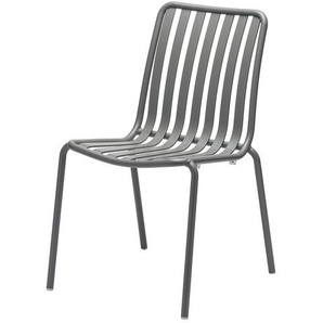 Stuhl Casablanca Aluminium grau, 84.2x50.5x59 cm