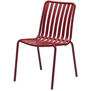 Stuhl Casablanca Aluminium rot, 84.2x50.5x59 cm
