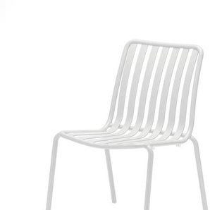 Stuhl Casablanca Aluminium weiß, 84.2x50.5x59 cm