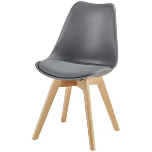 Stuhl  Charly ¦ grau ¦ Maße (cm): B: 47 H: 82 T: 53