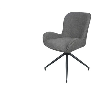 Stuhl drehbar - grau - Materialmix - 58 cm - 84 cm - 60 cm | Möbel Kraft