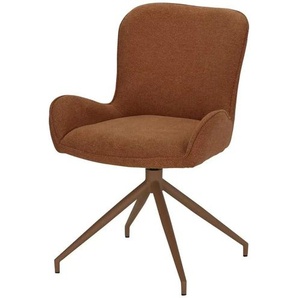 Stuhl drehbar Inari ¦ braun ¦ Maße (cm): B: 58 H: 84 T: 60.0