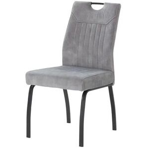 Stuhl extra belastbar Kenny ¦ grau ¦ Maße (cm): B: 51 H: 96,5 T: 65.5