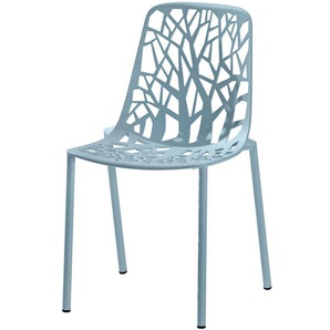 Stuhl Forest Fast blau, Designer Robby & Francesca Cantarutti, 81x48x53 cm