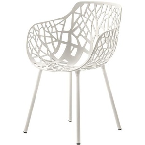 Stuhl Forest Fast weiß, Designer Robby & Francesca Cantarutti, 80x56x56 cm