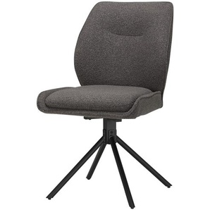 Polsterstuhl drehbar Gerry ¦ grau ¦ Maße (cm): B: 50 H: 89 T: 63.0