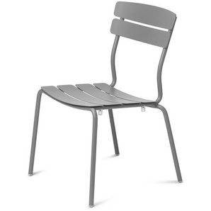 Stuhl Granada Aluminium grau, 83.8x54x57.1 cm