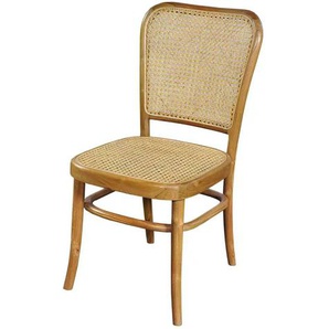 Armlehnstuhl - holzfarben - Materialmix - 44 cm - 93 cm | Möbel Kraft