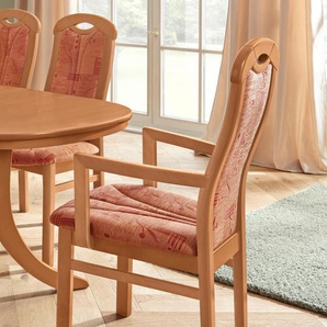 Stuhl HOME AFFAIRE ALEX Stühle beige (buche, orange) 4-Fuß-Stuhl Armlehnstuhl Esszimmerstuhl Küchenstühle Stühle