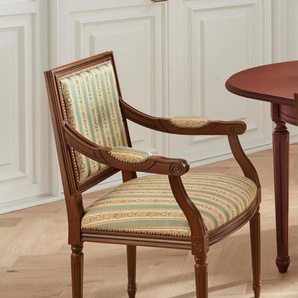 Stuhl HOME AFFAIRE LUIGI Stühle gelb (kirschbaumfarben, gruen, gelb) 4-Fuß-Stuhl Armlehnstuhl Esszimmerstuhl Küchenstühle Stühle 1 Stück