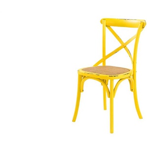 Stuhl im Used-Look in Antikoptik Hobart | gelb | 50 cm | 88 cm | cm 55,0 |