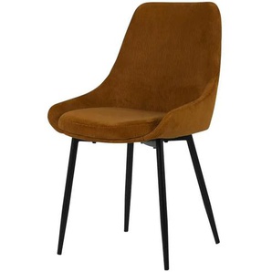 Stuhl  Lex ¦ orange ¦ Maße (cm): B: 47,5 H: 85 T: 56.0