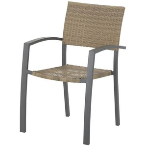 Stuhl  Lyon ¦ grau ¦ Maße (cm): B: 59 H: 85 T: 55.0