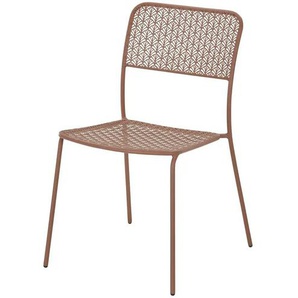 Stuhl  Malmö ¦ rosa/pink ¦ Maße (cm): B: 44,5 H: 81,5 T: 58.5