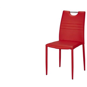 Stuhl mit Griff - rot - Materialmix - 43 cm - 91 cm - cm 51,0 | Möbel Kraft