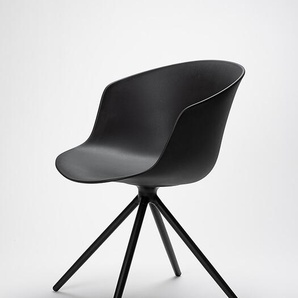 Stuhl Mono schwarz, Designer 365° North, 79x56x54 cm
