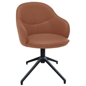 Stuhl Naturzeit Rico, cognac, inkl. Drehfunktion