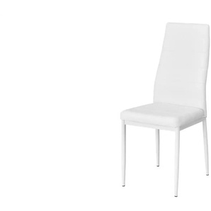 Stuhl  Nick ¦ weiß ¦ Maße (cm): B: 40 H: 98 T: 50.5