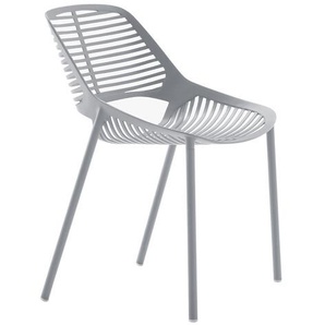 Stuhl Niwa Fast iron grey grau, Designer Robby & Francesca Cantarutti, 78x51x51 cm