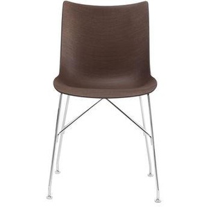 Stuhl P/Wood holz natur / Geformtes Holz - Kartell - Holz natur