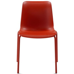 Stuhl Paris Sitzschale rot-orange, Designer Perfecta, 79x53x52.5 cm