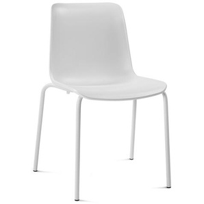 Stuhl Paris Sitzschale weiß, Designer Perfecta, 79x53x52.5 cm