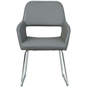 Stuhl   Pasadena 2er Set ¦ grau ¦ Maße (cm): B: 58 H: 89 T: 60
