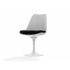 Stuhl Saarinen Tulip Knoll International weiss weiß, Designer Eero Saarinen, 81x49x53 cm