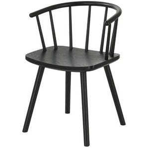 Stuhl  Santiago ¦ schwarz ¦ Maße (cm): B: 56 H: 75,5 T: 55.0