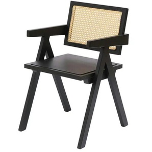 Stuhl  Madeira ¦ schwarz ¦ Maße (cm): B: 51 H: 80