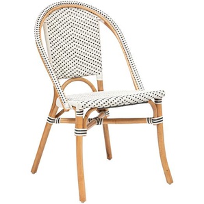 Stuhl Trecia Rattan, weiß