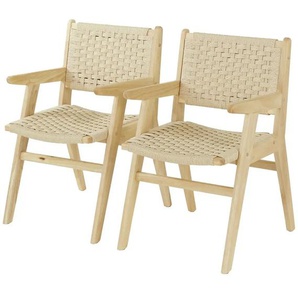 Stuhlpaar (2er-Set)  Skipp ¦ holzfarben ¦ Maße (cm): B: 52 H: 81,5 T: 57.0