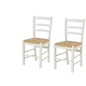 Stuhlpaar (2er-Set) - weiß - Materialmix - 39 cm - 86 cm - cm 45,0 | Möbel Kraft