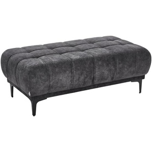 Stylife Hocker Cancun, Graphit, Textil, rechteckig, 131x47x71 cm, Stoffauswahl, Wohnzimmer, Hocker, Sitzhocker